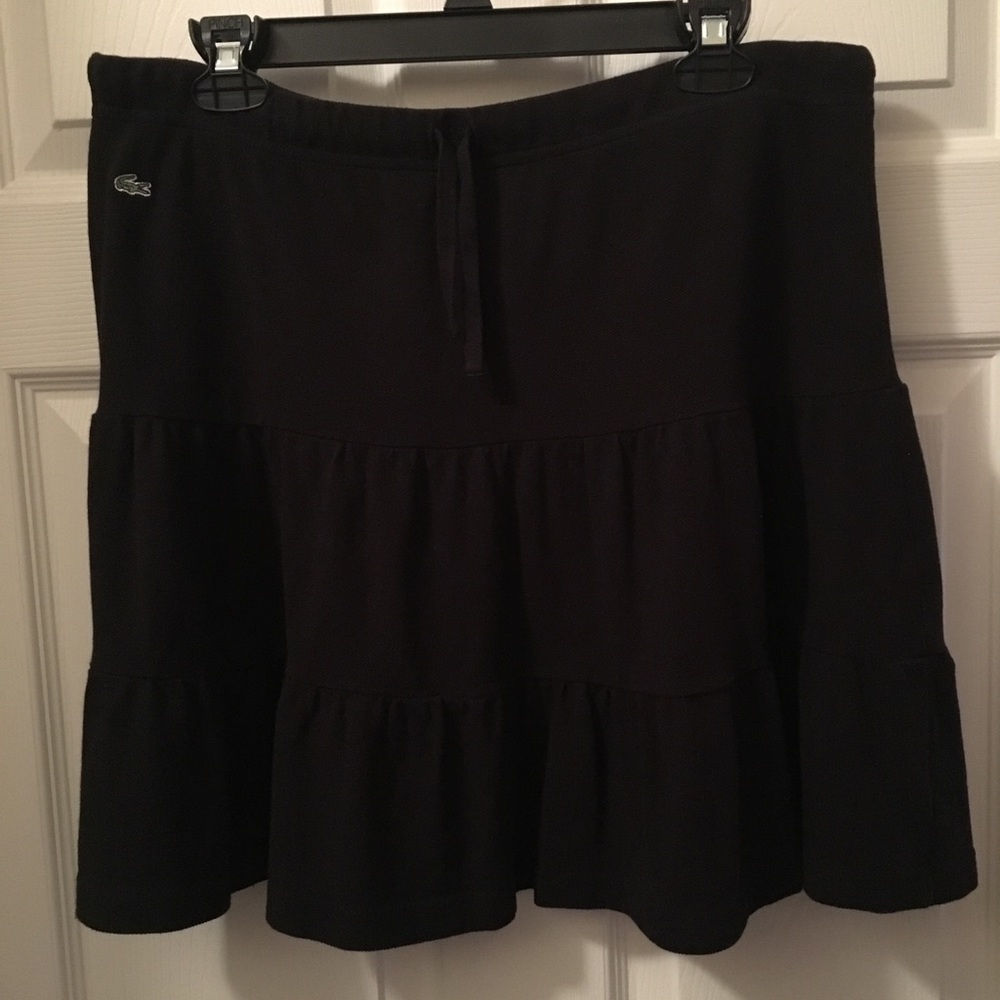 Lacoste Tennis Style Drawstring Skirt Size 44